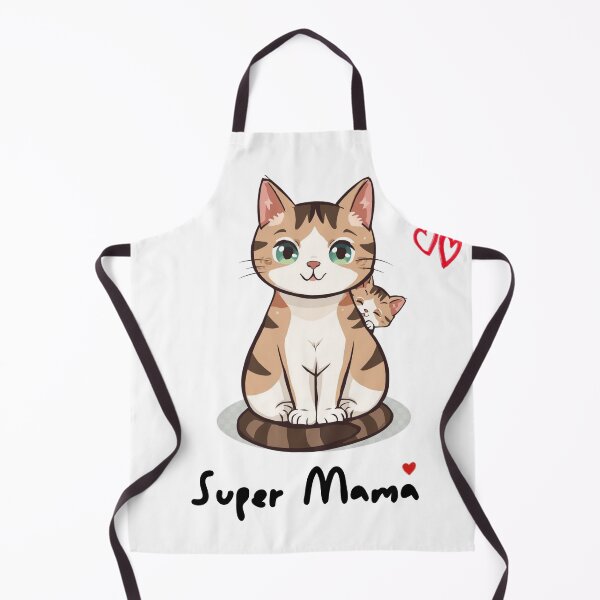 Item preview, SuperMom - Kawaii Cat and Kitten - Mother's Day Gift designed and sold by INDEEDME.