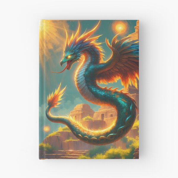 Item preview, Quetzalcoatl - Aztec Feathered Serpent Fantasy Art designed and sold by Lucid Dream Pixel.