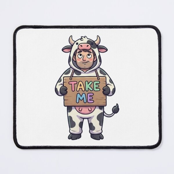 Item preview, Take Me – Funny Alien Abduction Cow Costume Humor Aesthetic Design designed and sold by CosmicCutouts.