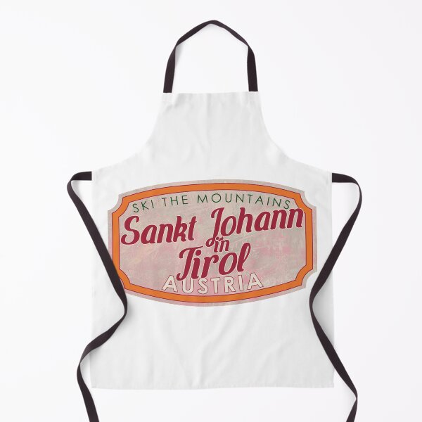 Item preview, Sankt Johann in Tirol, Austria, Ski, textured skiing badge designed and sold by Wanderful-roads.