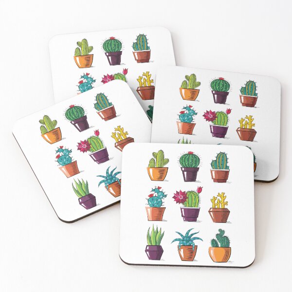 Item preview, Colorful Cactus Collection – Cute Plant Illustration designed and sold by cozy-cute.