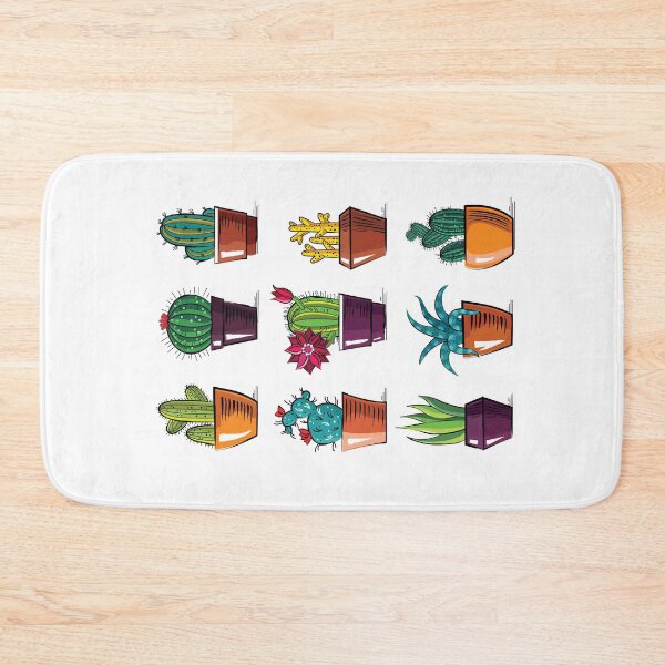 Item preview, Colorful Cactus Collection – Cute Plant Illustration designed and sold by cozy-cute.