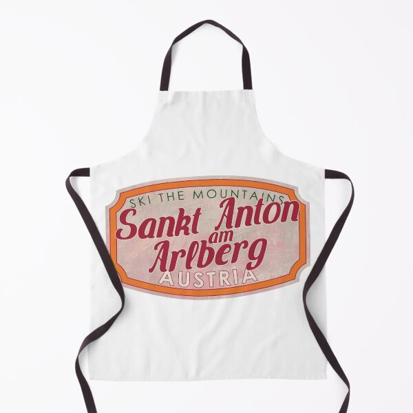 Item preview, Sankt Anton am Arlberg, Austria, Ski, textured skiing badge designed and sold by Wanderful-roads.