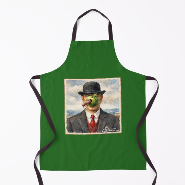 Item preview, Surreal Apple Mystery – Magritte Parody by Rick London designed and sold by Rick London Gifts.