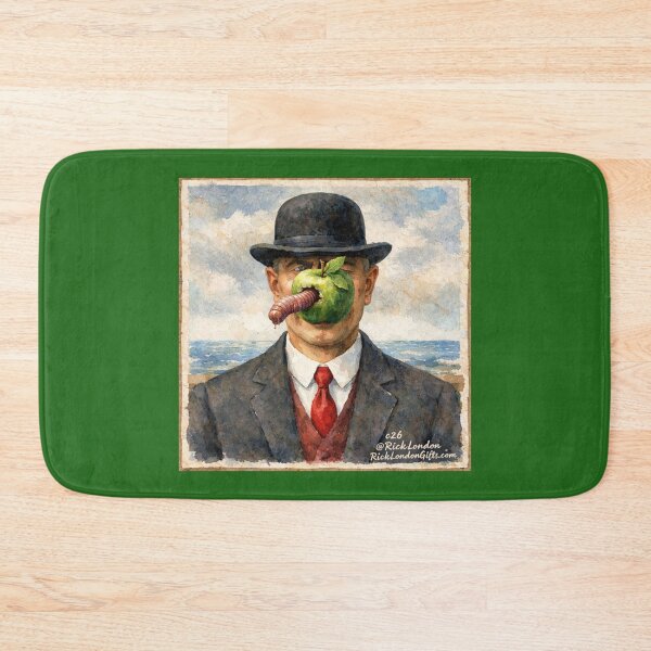 Item preview, Surreal Apple Mystery – Magritte Parody by Rick London designed and sold by Rick London Gifts.