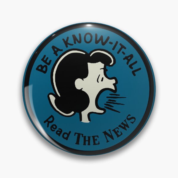 Item preview, Be A Know It All Read The News Vintage Lucy Retro Pop Art Parody Comic Graphic designed and sold by wmxdesign.