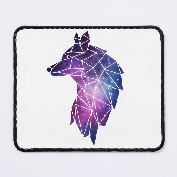 Item preview, Geometric Galaxy Wolf Polygon Art designed and sold by Art0and0Fashion.