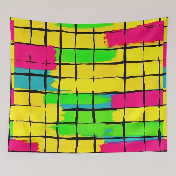 Item preview, Neon painting with broad brushstrokes 1 designed and sold by michplante60.