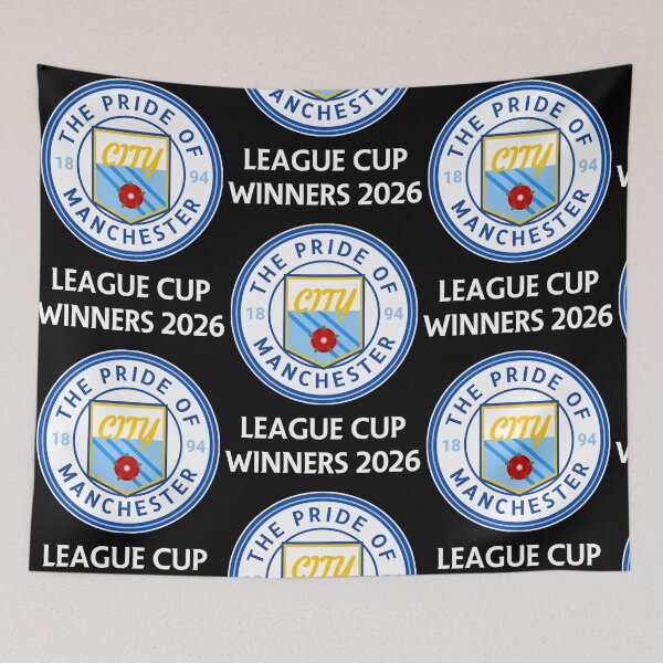 Item preview, Manchester City League Cup 2026 Winners Crest designed and sold by MDEO.
