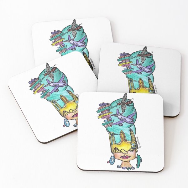 Item preview, Queen City Charlotte NC Watercolor Design designed and sold by WozHereCo.