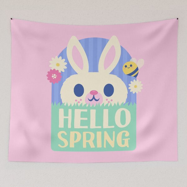 Item preview, Hello Spring Bunny designed and sold by jsongdesign.