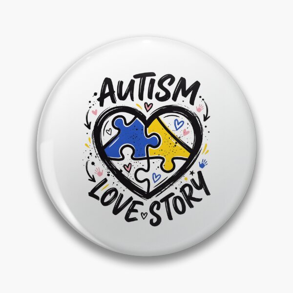 Item preview, Autism Love Story I Love Someone With Autism Design, Autism Awareness Gift, Autism Support Graphic Tee designed and sold by AsturShop.