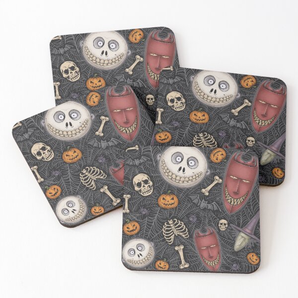 Item preview, The Nightmare Before Christmas : Lock, Shock, & Barrel Seamless Pattern designed and sold by Dmitrii Legoshin.