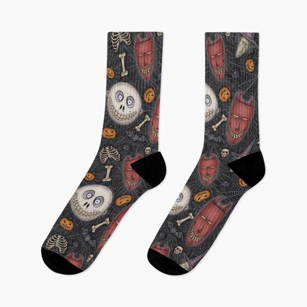 Item preview, The Nightmare Before Christmas : Lock, Shock, & Barrel Seamless Pattern designed and sold by Dmitrii Legoshin.