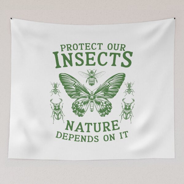 Item preview, Protect Our Insects Nature Depends On It - Vintage Scientific Illustration Art  designed and sold by Dmetalx Art Apparel.