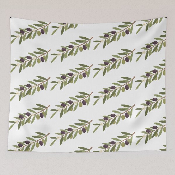 Item preview, Olive Branch Mediterranean Botanical Art designed and sold by BetweenForms.