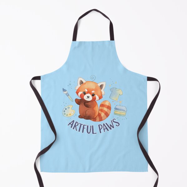 Item preview, Artful Paws Cute Red Panda Watercolor Logo Illustration designed and sold by StickyDelights.