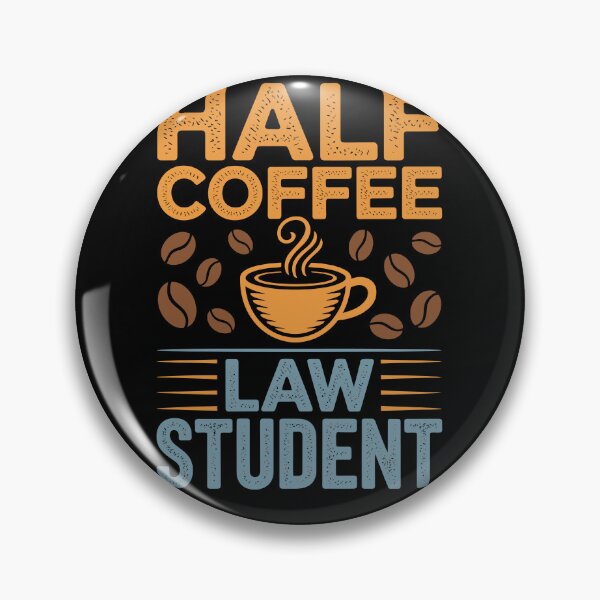Item preview, Half Coffee and Law Student designed and sold by jkrphoto.