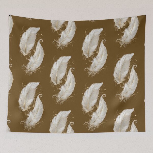 Item preview, Two white feathers art designed and sold by Natart1004.