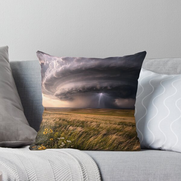 Item preview, Supercell Storm Over Golden Field designed and sold by Yomere.
