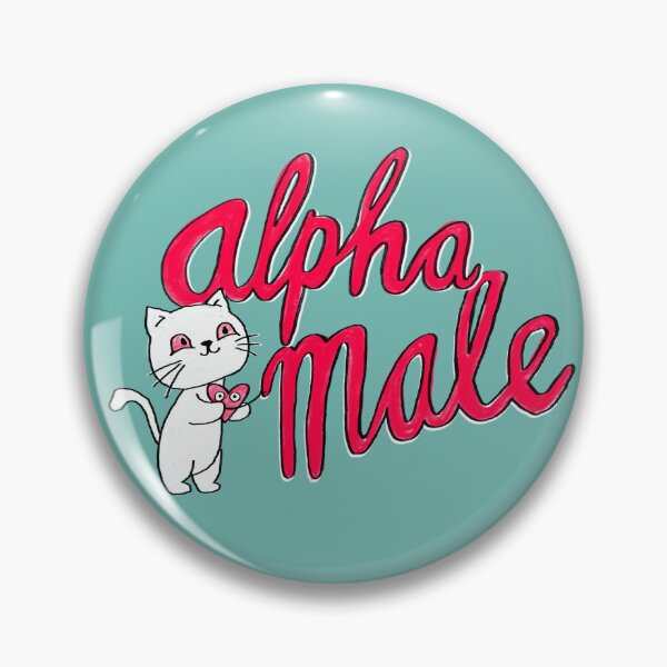 Item preview, Alpha male ironic, funny designed and sold by badlydrawnbabe.