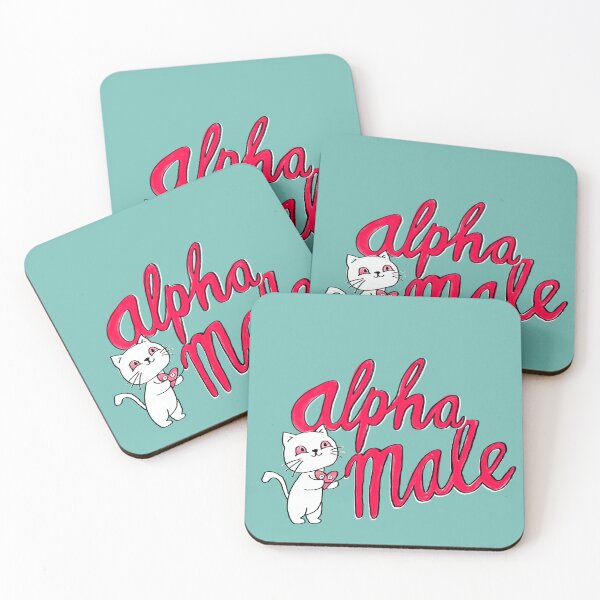 Item preview, Alpha male ironic, funny designed and sold by badlydrawnbabe.