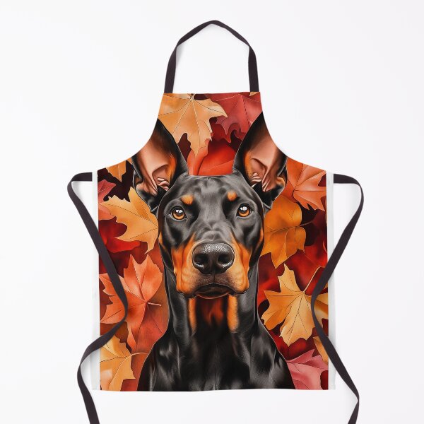 Item preview, Doberman Pinscher with Autumn Leaves designed and sold by PetsArt.