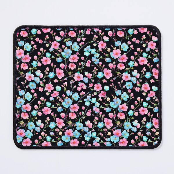 Item preview, Busy Neon Pastel Spring Blossoms Floral Print designed and sold by BeJolley.