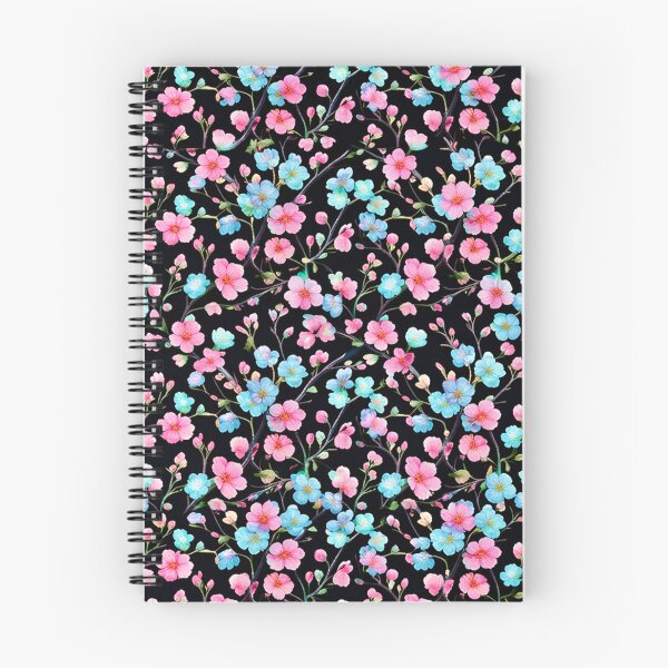 Item preview, Busy Neon Pastel Spring Blossoms Floral Print designed and sold by BeJolley.