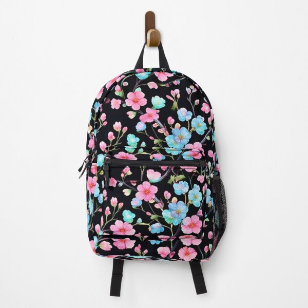 Item preview, Busy Neon Pastel Spring Blossoms Floral Print designed and sold by BeJolley.