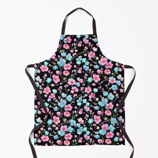 Item preview, Busy Neon Pastel Spring Blossoms Floral Print designed and sold by BeJolley.