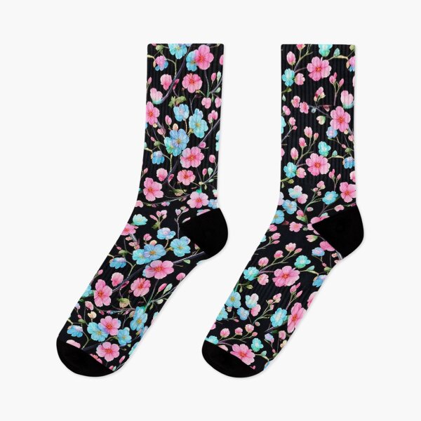 Item preview, Busy Neon Pastel Spring Blossoms Floral Print designed and sold by BeJolley.