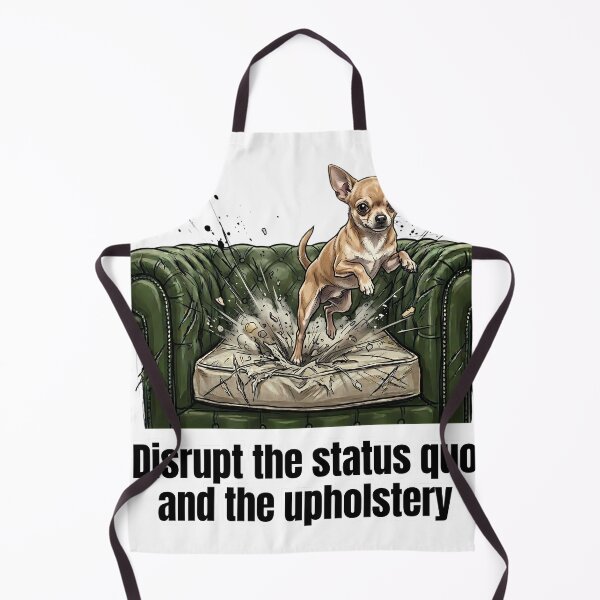 Item preview, Couch Conqueror - Funny Chihuahua Dog Chaos Art designed and sold by C360 Studio.