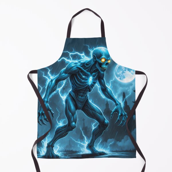 Item preview, Lightning Ghoul - Undead Graveyard Art designed and sold by Lucid Dream Pixel.