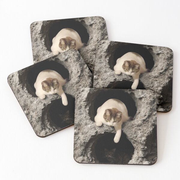 Item preview, Surrealistic cat moments designed and sold by Juliette-Design.