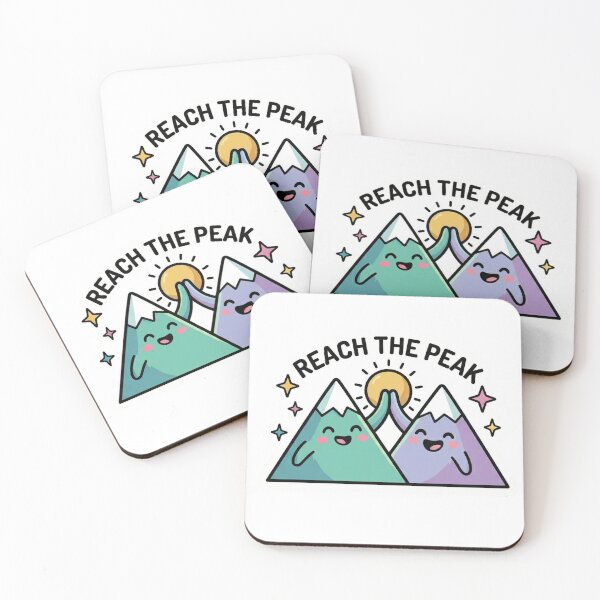 Item preview, Happy Mountains Friend High Five - Funny Adventure Outdoor Art designed and sold by MinervasCrafts.