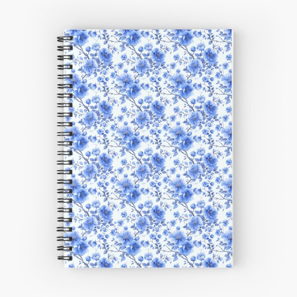 Item preview, Blue Toile Watercolor Phone Case Aesthetic Gift for Her, Elegant Blue Toile Blanket Cozy Vintage Home Decor Gift, Blue Toile Seamless Pattern Journal Graduation Gift Idea designed and sold by Noe Mill.