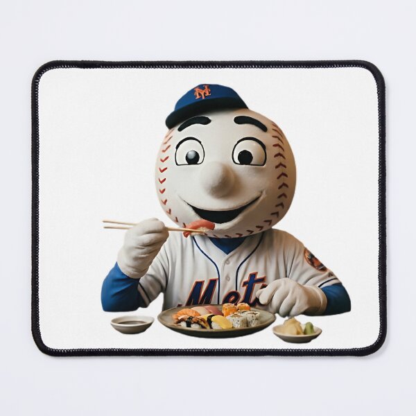 Item preview, Baseball Mascot Eating Sushi designed and sold by jpal74.
