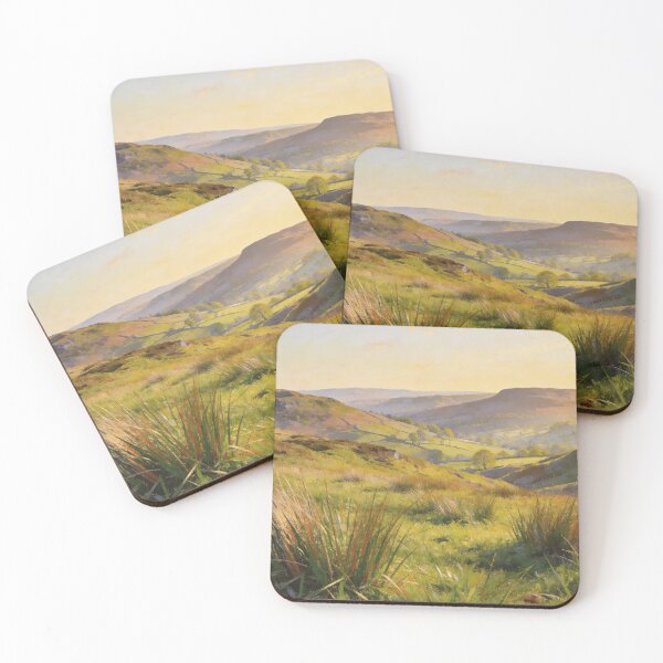 Item preview, Lake District Meadow Landscape – Grasmere Spring Countryside Art designed and sold by QuietCanvasArtworks.