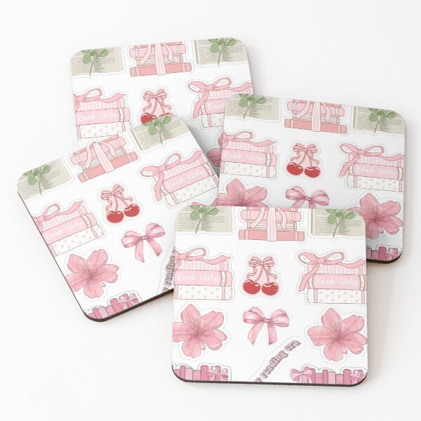 Item preview, Pink Bookish Coquette Sticker Pack - In My Reading Era, TBR Books & Bows designed and sold by Camistudios.