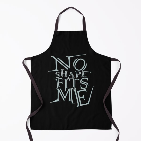Item preview, No Shape Fits Me – Distorted Typography Statement Design designed and sold by ironpalette.