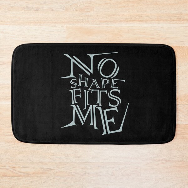 Item preview, No Shape Fits Me – Distorted Typography Statement Design designed and sold by ironpalette.
