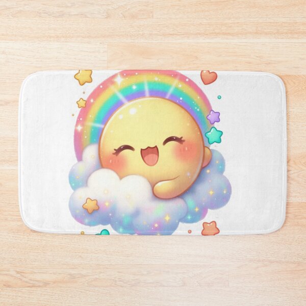 Item preview, Cute Rainbow Sun Cloud designed and sold by CoquetteLunaCo.