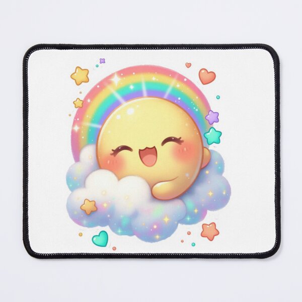 Item preview, Cute Rainbow Sun Cloud designed and sold by CoquetteLunaCo.