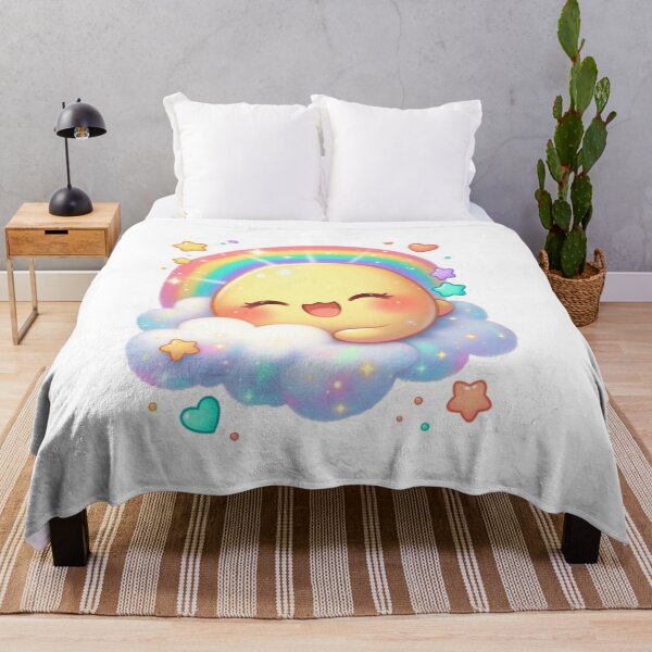 Item preview, Cute Rainbow Sun Cloud designed and sold by CoquetteLunaCo.