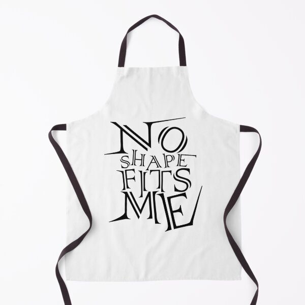 Item preview, No Shape Fits Me – Distorted Typography Statement Design designed and sold by ironpalette.