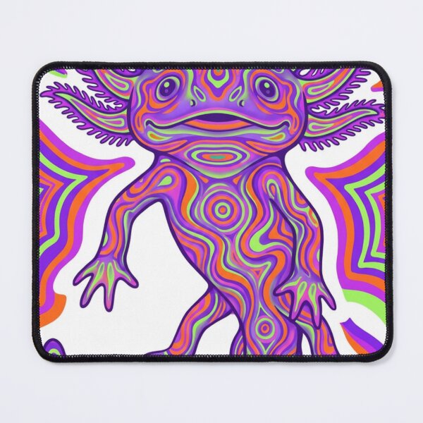 Item preview, Psychedelic Axylotl designed and sold by The Timeless Inkwell.