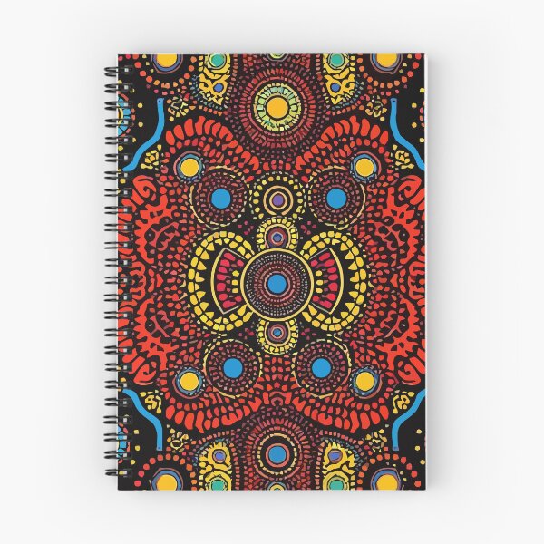 Item preview, Bold Geometric Aboriginal Art with Bright Colors designed and sold by RidaSalArt.
