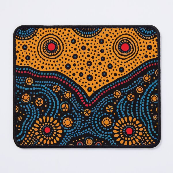 Item preview, Vibrant Aboriginal Dot Art Pattern designed and sold by RidaSalArt.