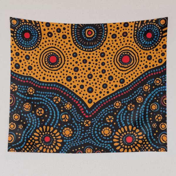 Item preview, Vibrant Aboriginal Dot Art Pattern designed and sold by RidaSalArt.